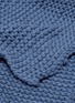 Detail View - Click To Enlarge - MIKMAX - Bobo blanket – Denim