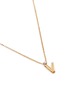Figure View - Click To Enlarge - ROBERTO COIN - 'Love Letter' diamond 18k yellow gold pendant necklace – V
