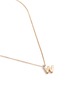 Figure View - Click To Enlarge - ROBERTO COIN - 'Love Letter' diamond 18k yellow gold pendant necklace – W