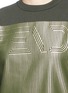 Detail View - Click To Enlarge - FENDI SPORT - Stripe logo print sweatshirt