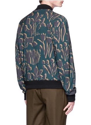 Back View - Click To Enlarge - WOOYOUNGMI - Floral print reversible bomber jacket
