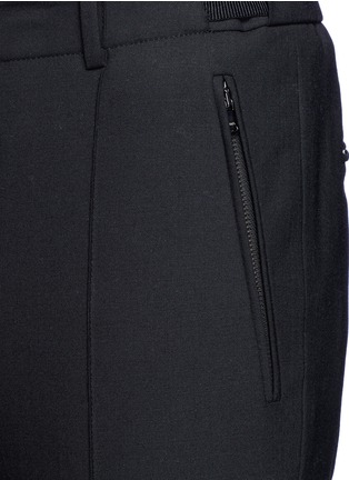 Detail View - Click To Enlarge - WOOYOUNGMI - Elastic waist pintucked stirrup pants