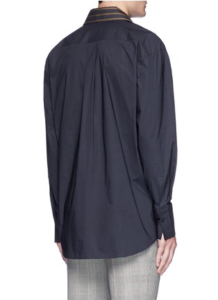 Back View - Click To Enlarge - WOOYOUNGMI - Layered ruffle placket shirt