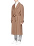 Front View - Click To Enlarge - WOOYOUNGMI - Wool twill trench coat