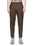 Main View - Click To Enlarge - WOOYOUNGMI - Cropped wool twill pants