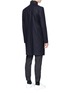 Back View - Click To Enlarge - WOOYOUNGMI - Stand collar melton coat