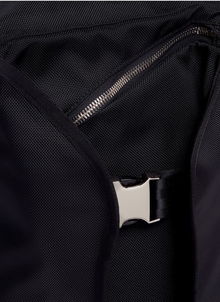  - 10016 - Buckled ballistic nylon backpack