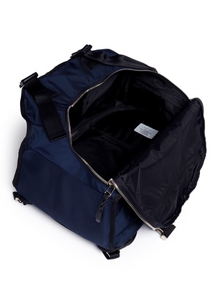 - 10016 - Buckled ballistic nylon backpack