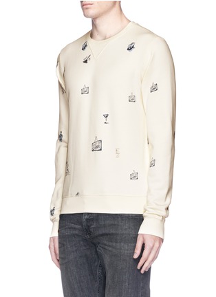 Front View - Click To Enlarge - SCOTCH & SODA - 'Out of Order' print sweatshirt