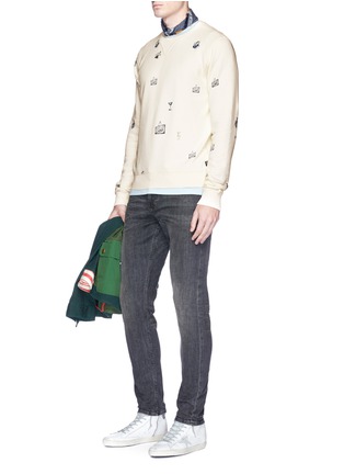 Figure View - Click To Enlarge - SCOTCH & SODA - 'Out of Order' print sweatshirt