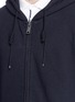 Detail View - Click To Enlarge - SCOTCH & SODA - 'Home Alone' rib outseam zip hoodie