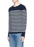 Front View - Click To Enlarge - SCOTCH & SODA - Breton stripe long sleeve T-shirt