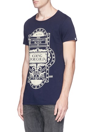 Front View - Click To Enlarge - SCOTCH & SODA - 'GOING FOR GOLD' print T-shirt