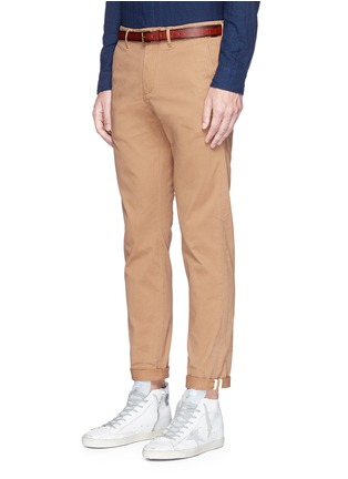 Front View - Click To Enlarge - SCOTCH & SODA - Slim fit cotton twill chinos