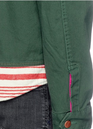 Detail View - Click To Enlarge - SCOTCH & SODA - 'Gaucho' patchwork canvas jacket