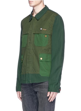 Front View - Click To Enlarge - SCOTCH & SODA - 'Gaucho' patchwork canvas jacket