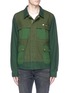 Main View - Click To Enlarge - SCOTCH & SODA - 'Gaucho' patchwork canvas jacket