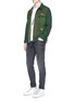 Figure View - Click To Enlarge - SCOTCH & SODA - 'Gaucho' patchwork canvas jacket