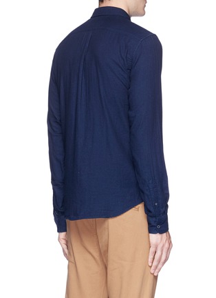 Back View - Click To Enlarge - SCOTCH & SODA - Flap pocket woven cotton shirt