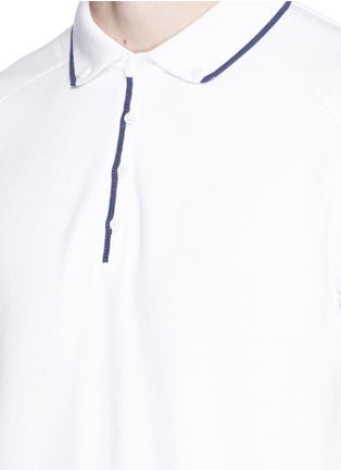 Detail View - Click To Enlarge - SCOTCH & SODA - 'Home Alone' button down collar polo shirt