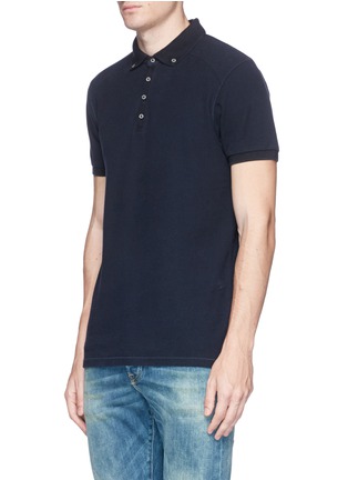 Front View - Click To Enlarge - SCOTCH & SODA - 'Home Alone' button down collar polo shirt