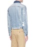 Back View - Click To Enlarge - SCOTCH & SODA - Bleached denim jacket