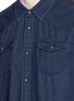 Detail View - Click To Enlarge - SCOTCH & SODA - Snap button denim shirt