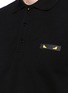 FENDI SPORT - 'Bag Bugs' patch polo shirt
