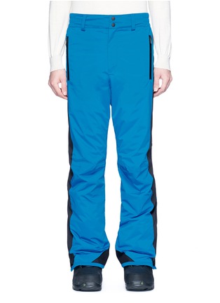 Main View - Click To Enlarge - FENDI SPORT - 'Bag Bugs' lambskin leather patch ski pants