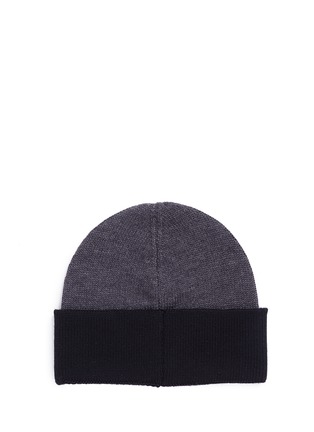 Figure View - Click To Enlarge - FENDI SPORT - 'Bag Bugs' embroidered wool beanie