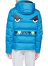 Back View - Click To Enlarge - FENDI SPORT - 'Bag Bugs' patch down puffer jacket