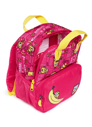 Back View - Click To Enlarge - PUMA - x Minions® banana print small kids backpack