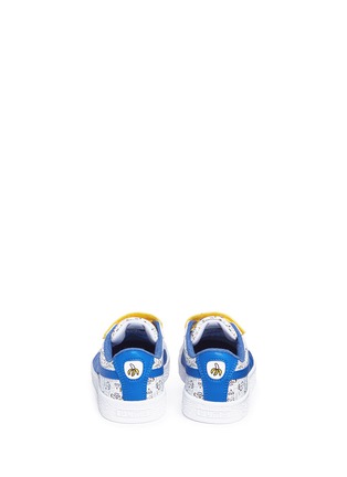 Back View - Click To Enlarge - PUMA - x Minions® 'Basket V' leather kids sneakers