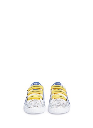 Figure View - Click To Enlarge - PUMA - x Minions® 'Basket V' leather kids sneakers