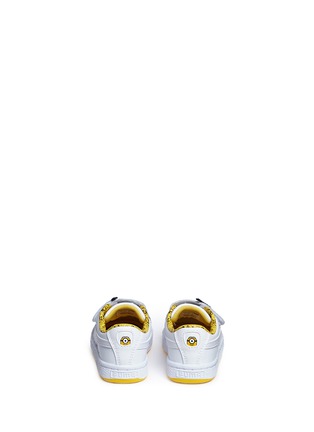 Back View - Click To Enlarge - PUMA - x Minions® 'Basket Wrap Statement' leather toddler sneakers