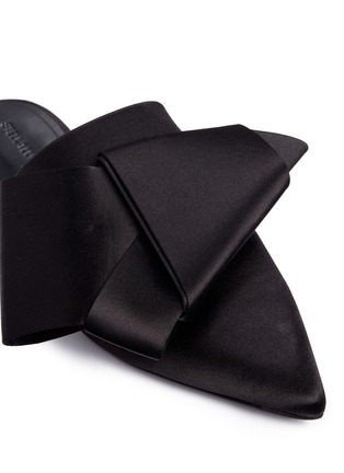 Detail View - Click To Enlarge - STELLA LUNA - Origami bow satin slides