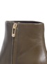 Detail View - Click To Enlarge - STELLA LUNA - 'Stella' turnlock zip pull leather ankle boots