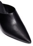 Detail View - Click To Enlarge - STELLA LUNA - 'Cigarette' heel leather mules