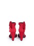 Back View - Click To Enlarge - STELLA LUNA - Ankle bow grosgrain sandals