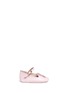 Main View - Click To Enlarge - SOPHIA WEBSTER - 'Bibi Butterfly Mini' embroidered infant Mary Jane flats