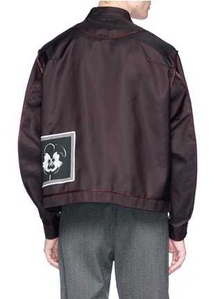 Back View - Click To Enlarge - OAMC - Panelled twill bomber jacket