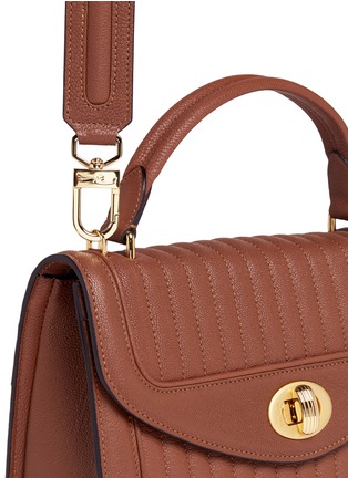  - DELAGE - 'Ginette PM' quilted leather top handle bag