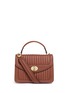 Main View - Click To Enlarge - DELAGE - 'Ginette PM' quilted leather top handle bag