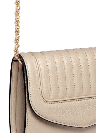  - DELAGE - 'Jeanne PM' quilted leather flap crossbody bag