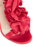 Detail View - Click To Enlarge - ALEXANDER WHITE - 'Karlie' ruffle satin sandals