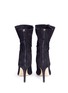 Back View - Click To Enlarge - ALEXANDER WHITE - 'Camille' serrated cuff suede boots
