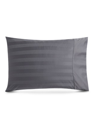 Main View - Click To Enlarge - LANE CRAWFORD - Stripe pillowcase set – Charcoal