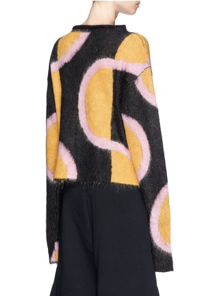 Back View - Click To Enlarge - AALTO - Abstract graphic motif sweater