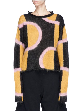 Main View - Click To Enlarge - AALTO - Abstract graphic motif sweater
