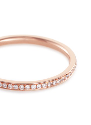 Detail View - Click To Enlarge - LC COLLECTION JEWELLERY - 'Versatile' diamond 18k rose gold ring